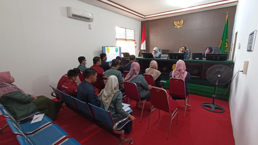 Rapat Bulanan Pertama dengan Ketua yang Baru di Pengadilan Agama Kasongan