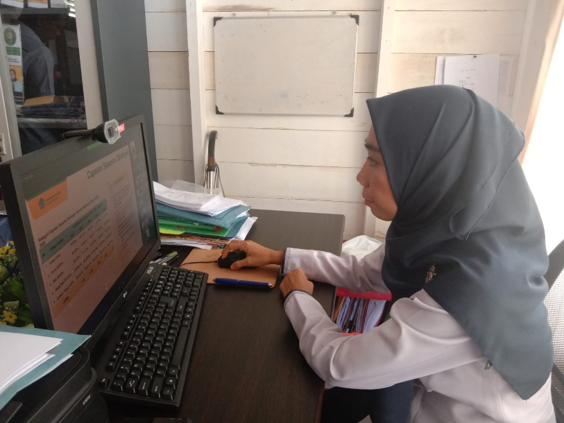 Sekretaris Pengadilan Agama Kasongan Ikuti Zoom Meeting Monitoring Evaluasi Anggaran