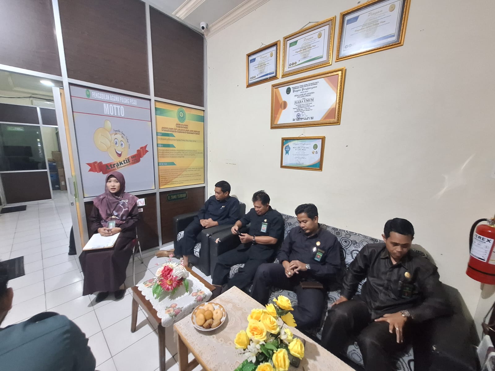 Aparatur Pengadilan Agama Pulang Pisau Laksanakan Rutinitas Coffee Morning