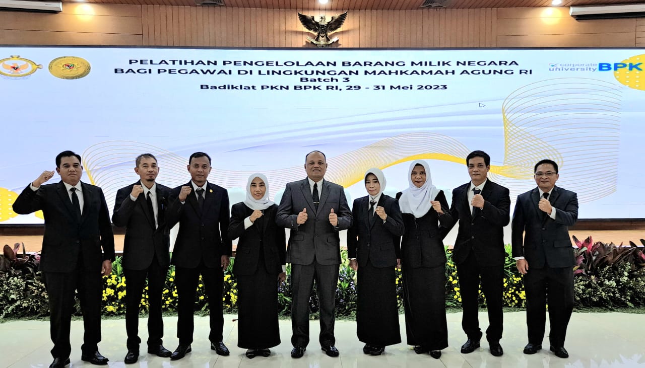Sekretaris Pengadilan Agama Pulang Pisau Mengikuti Pelatihan Pengelolaan BMN di Mahkamah Agung RI
