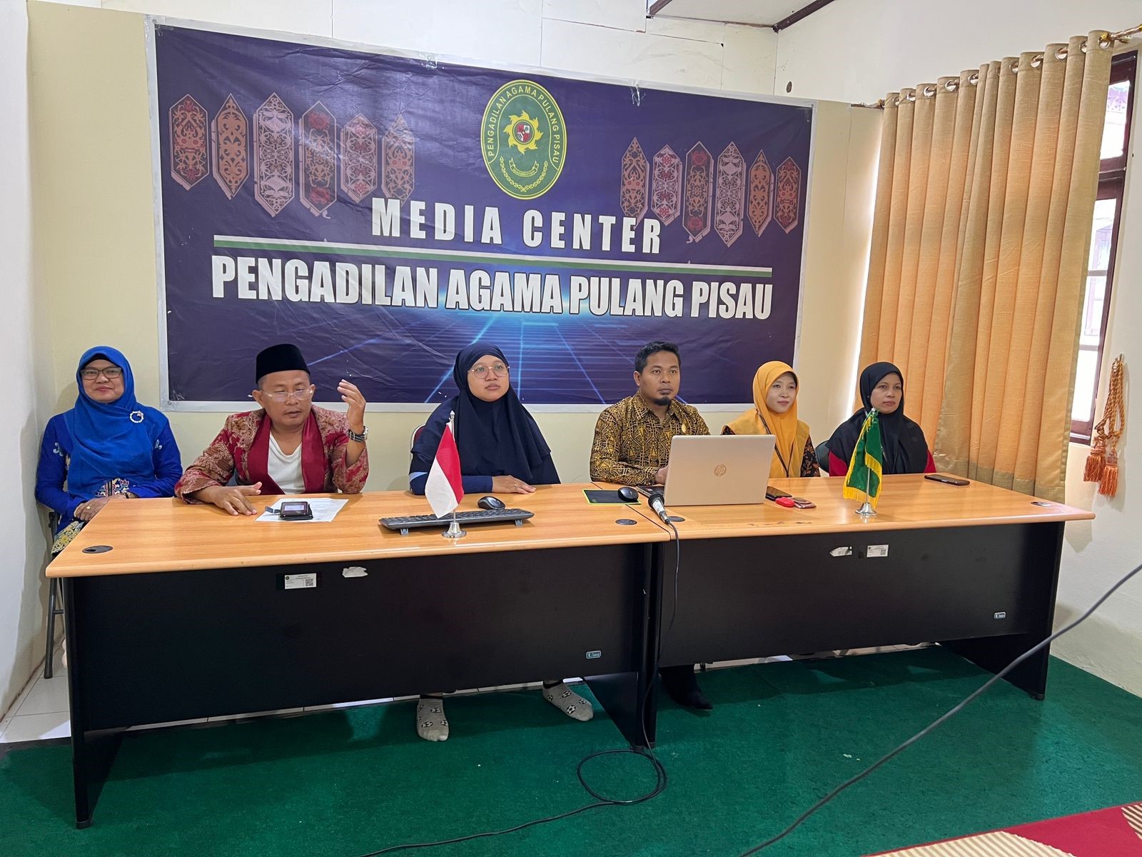 Pengadilan Agama Pulang Pisau Ikuti Zoom Sosialisasi Hasil Pendidikan dan Pelatihan di Riyadh 2023