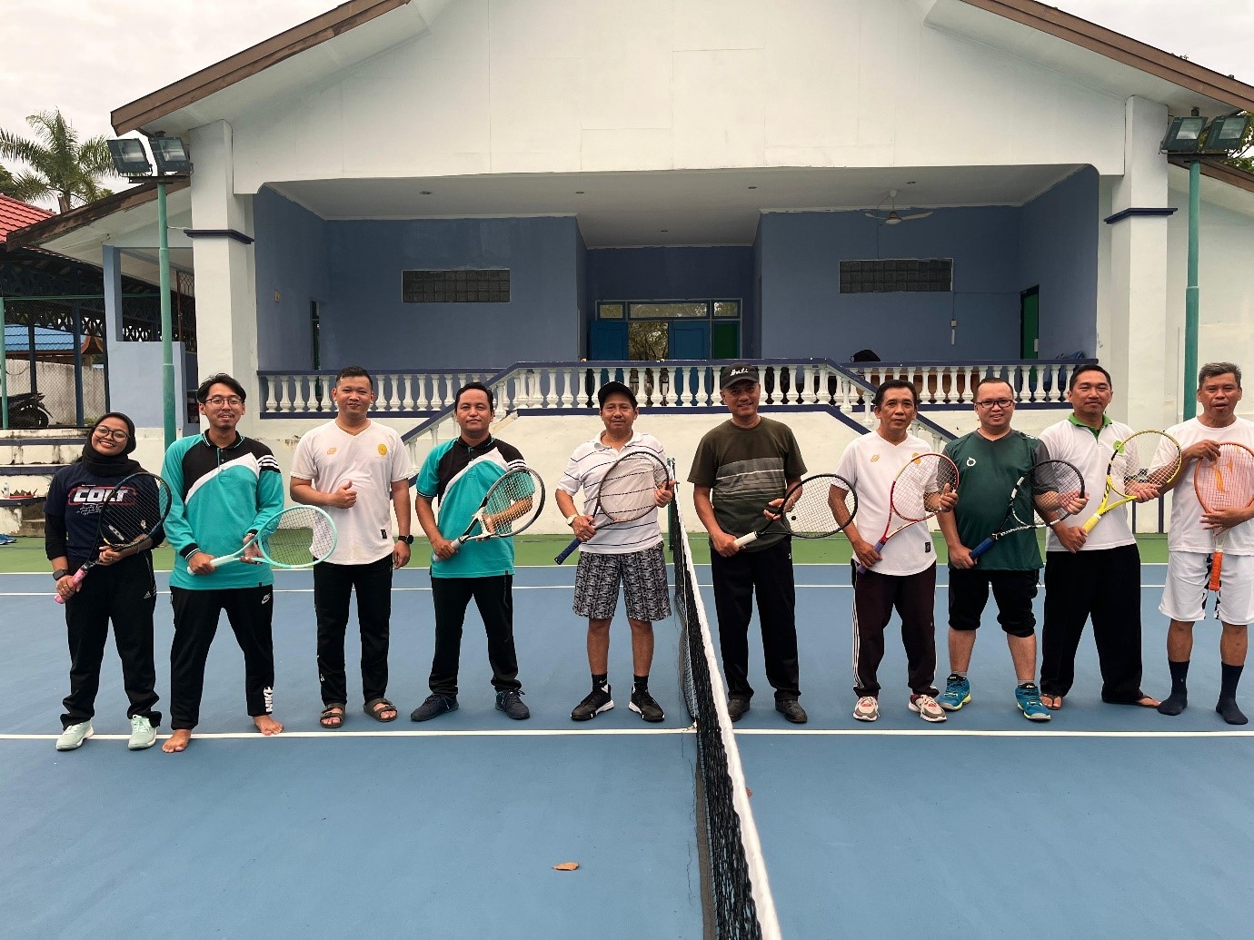 latihan tenis bersama KPTA