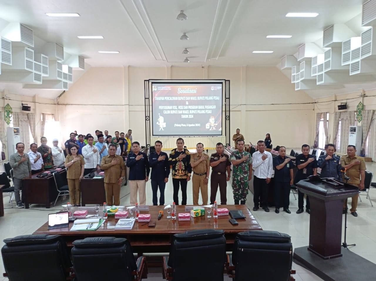 Pengadilan Agama Pulang Pisau Hadiri Sosialisasi Tahapan Pencalonan Bupati dan Wakil Bupati Pulang Pisau 1