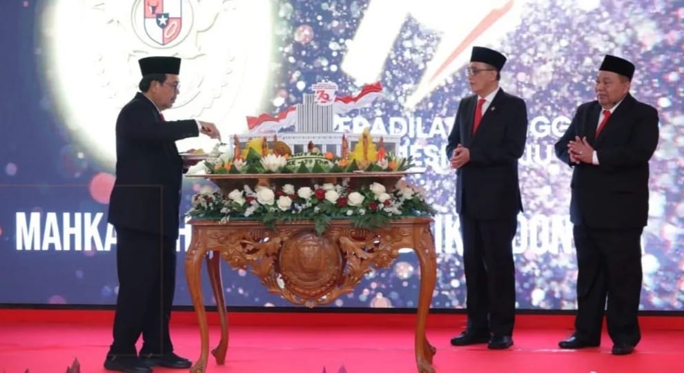 PA Kuala Pembuang Ikuti Perayaan Hari Ulang Tahun Ke-79 Mahkamah Agung Republik Indonesia
