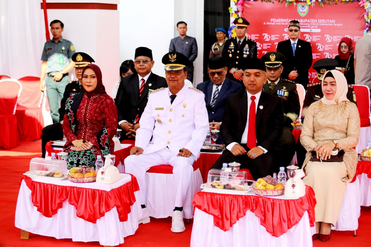 Ketua PA Kuala Pembuang Hadiri Upacara Peringatan HUT Ke-79 Kemerdekaan RI Tingkat Kabupaten Seruyan