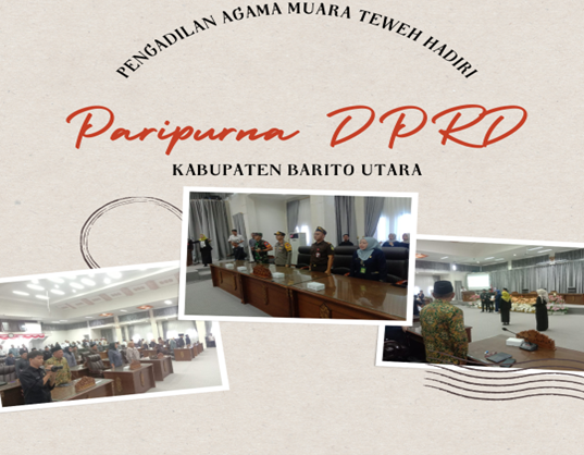149. Pengadilan Agama Muara Teweh Hadiri Rapat Paripuna I DPRD Kabupaten Barito Utara