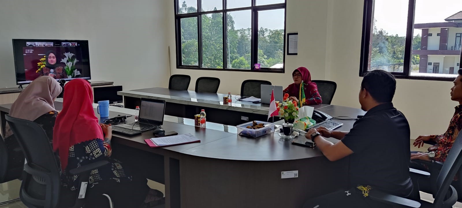 Jumat Berkah, Pengadilan Agama Pulang Pisau Ikuti Bimbingan Teknis Tata Kelola Syariah