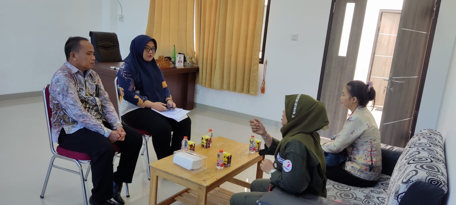 Bawaslu Kabupaten Pulang Pisau Laksanakan Koordinasi di Pengadilan Agama Pulang Pisau