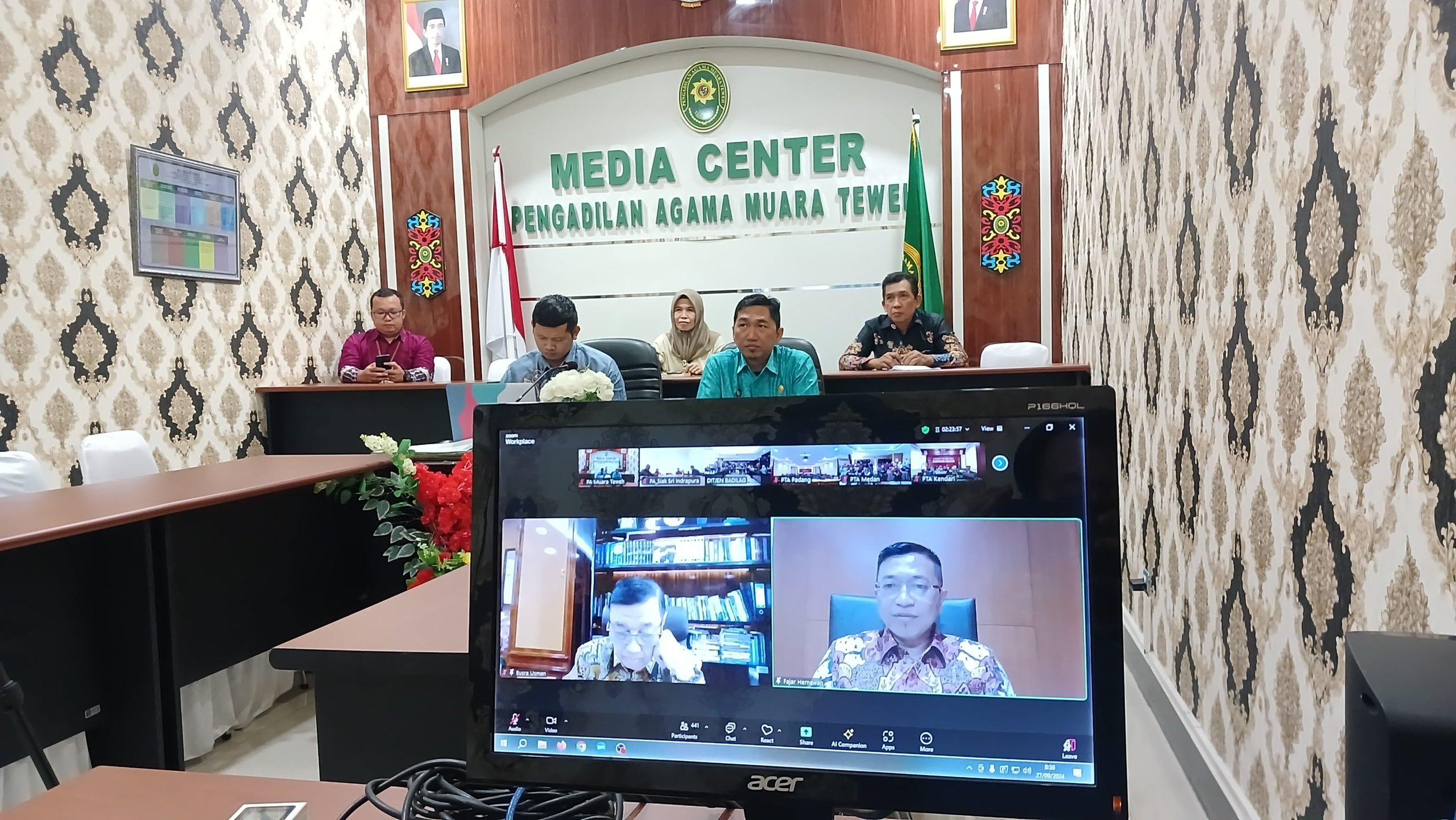 172. PA Muara Teweh Mengikuti Kegiatan Bimtek Peningkatan Kompetensi Tenaga Teknis