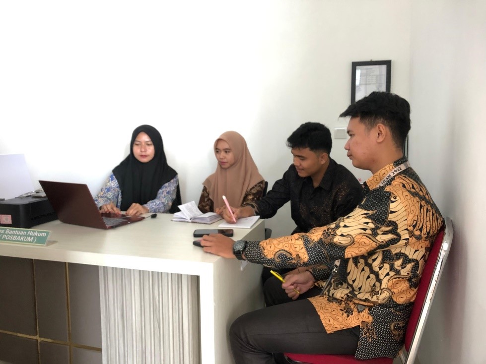 Posbakum Pengadilan Agama Pulang Pisau Sampaikan Materi Kepada Mahasiswa/i Magang Tahun 2025