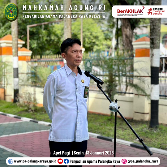 PA Palangka Raya Apel Pagi