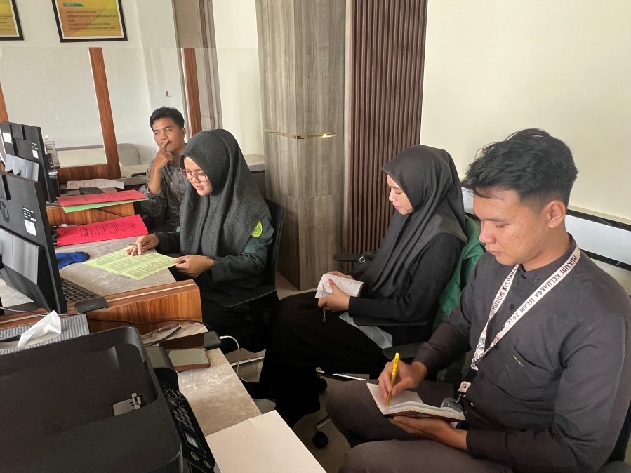 PPNPN Petugas Pendaftaran Pengadilan Agama Pulang Pisau Sampaikan Materi
