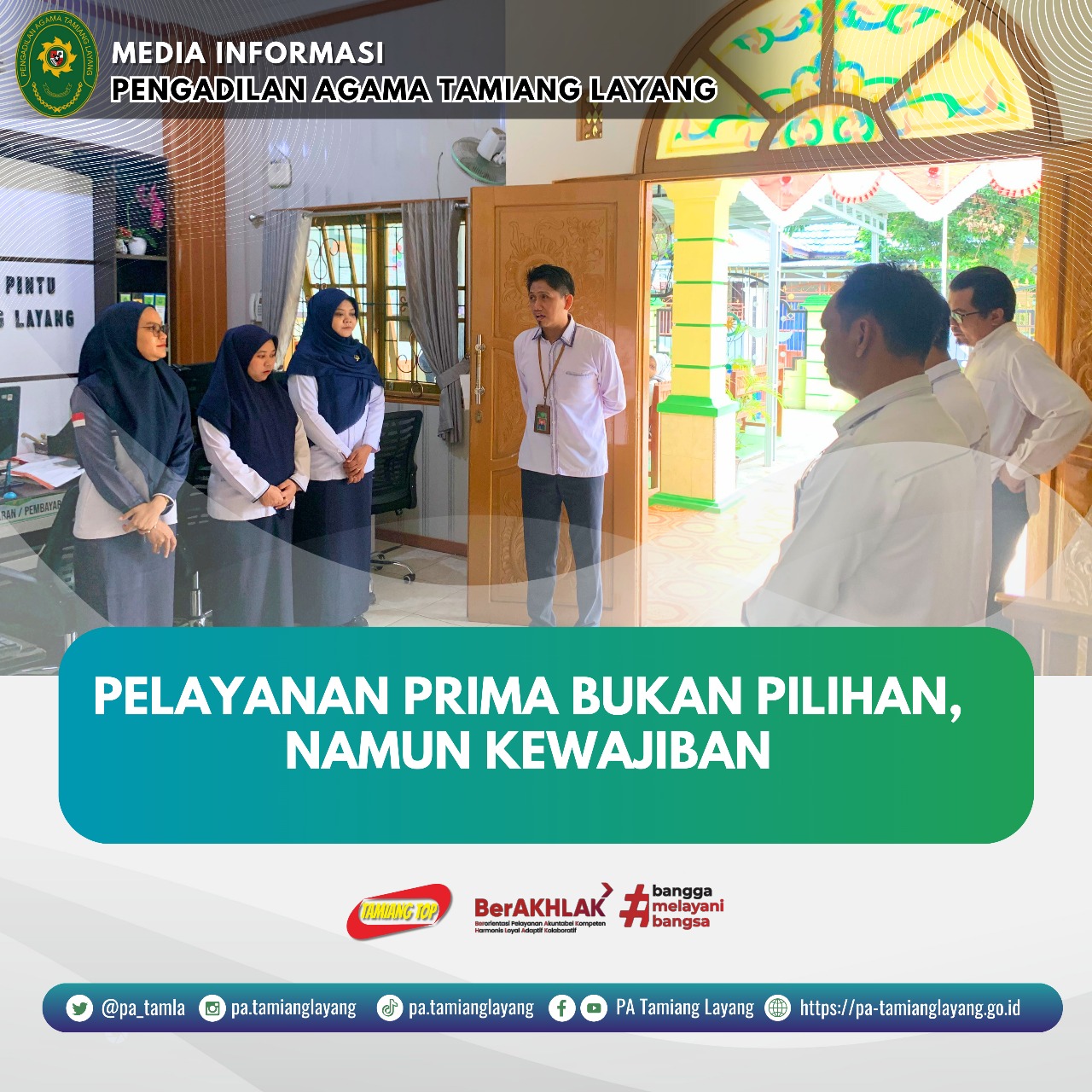 Pelayanan prima tamiang layang