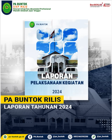 Pengadilan Agama Buntok Rilis Laporan Tahunan 2024 | (20/01/2025)