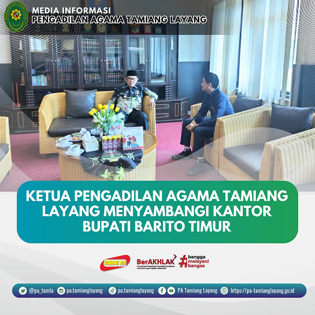 Silaturahmi ke kantor Bupati Barito Timur
