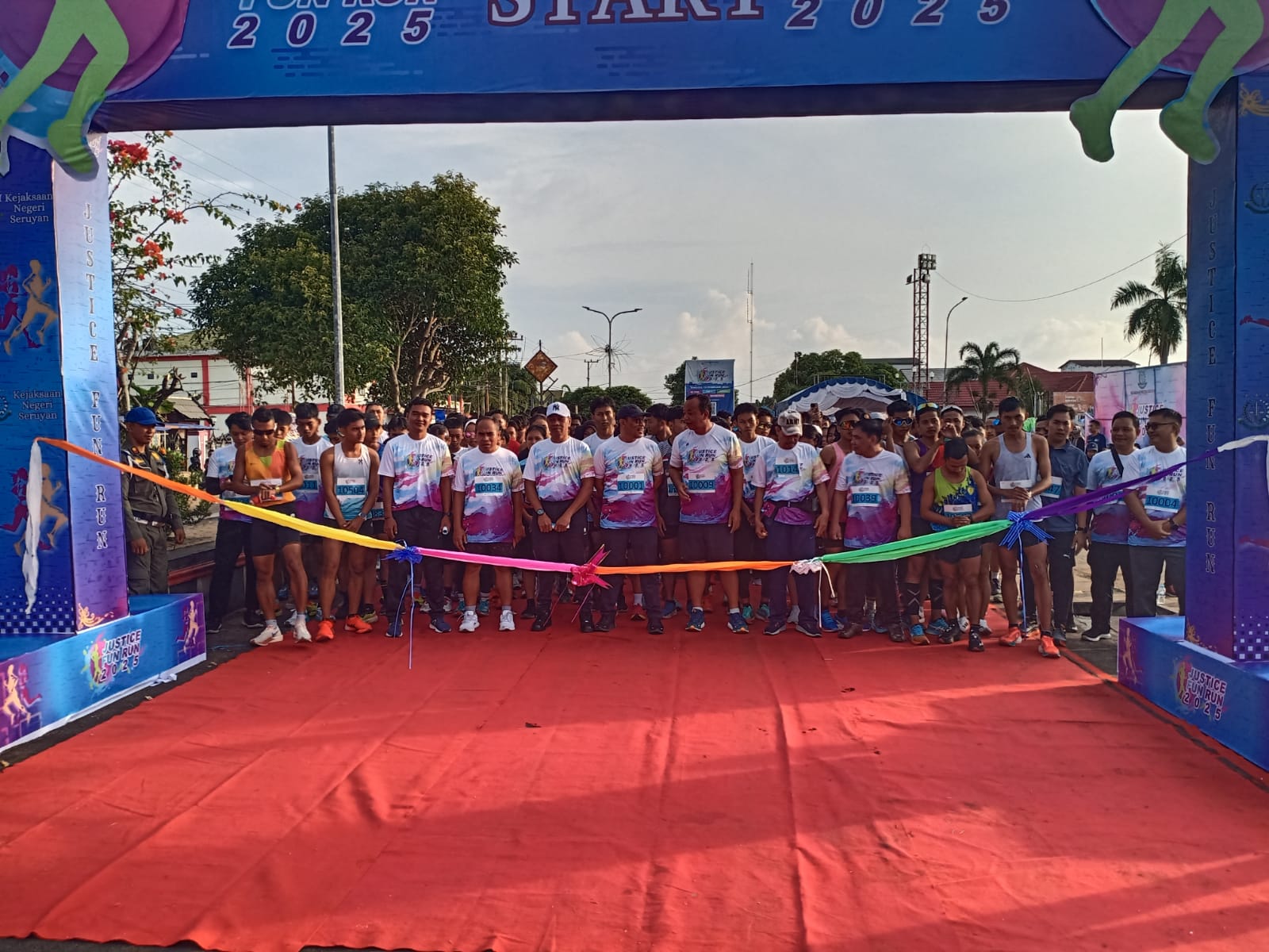 Jurusita PA Kuala Pembuang Hadiri Hadiri Justice Fun Run Kejaksaan Negeri Seruyan 2025