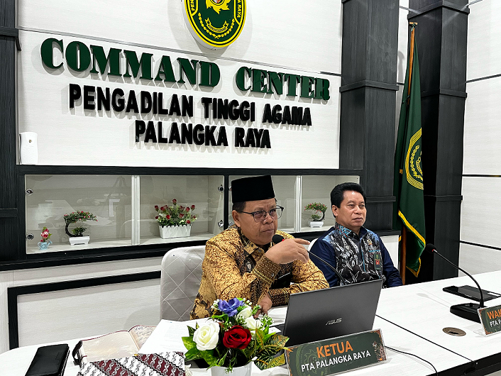 Pembinaan Ketua PTA Palangka Raya kepada Aparatur Pengadilan Agama Se-Wilayah Kalimantan Tengah : Tegaskan Penguatan Integritas serta Pelayanan Prima di Era Efisiensi Anggaran
