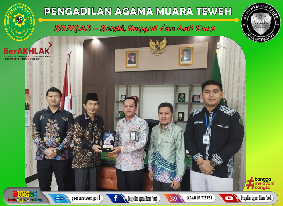 kunjungan dekan IAIN Palangka