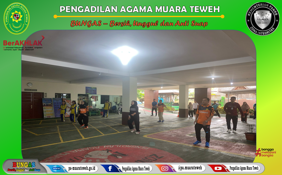 30. Senam Bersama di Pengadilan Agama Muara Teweh