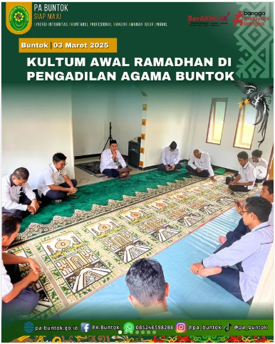 Aparatur PA Buntok Ikuti Kultum Rutin Selama Ramadan | (03/03/2025)
