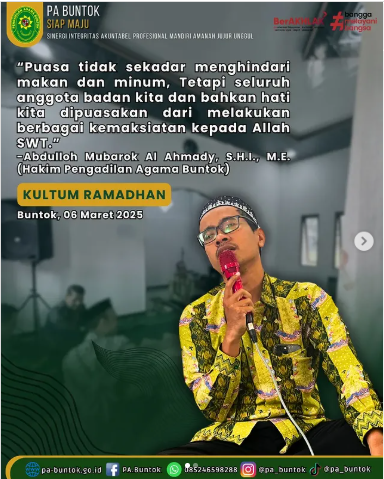 Ustadz Abdullah Mubarok (UAM) Isi Tausyiah di Musala At Ta’awun PA Buntok | (06/03/2025)