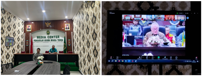 59. Pengadilan Agama Muara Teweh Menghadiri Webinar Dirjen Badilag dengan FCFCOA