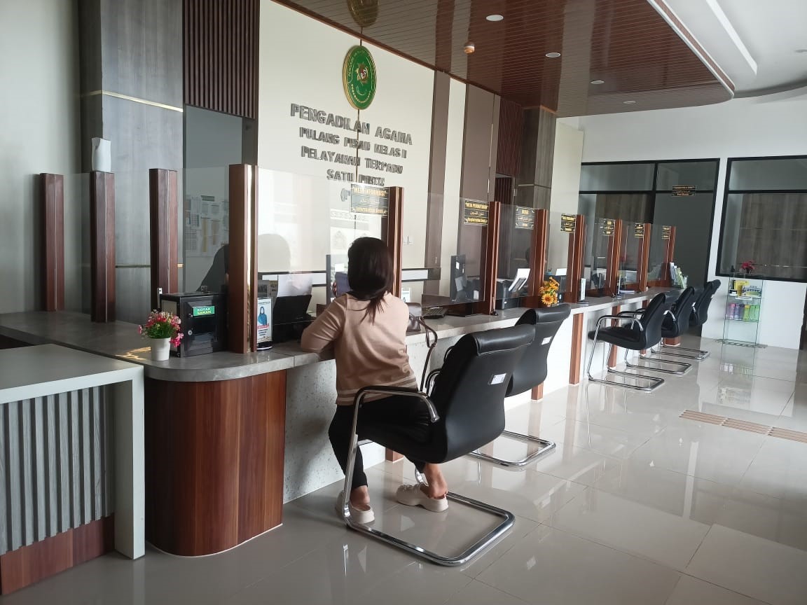 Suasana Kerja Hari Pertama di Pengadilan Agama Pulang Pisau Setelah Lebaran
