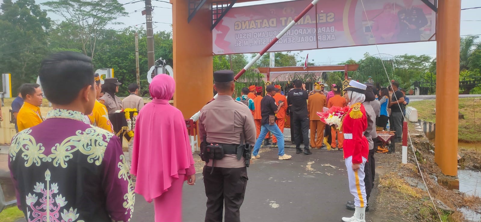 Ketua Pengadilan Agama Pulang Pisau Hadiri Penyambutan Kapolres yang Baru