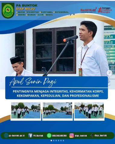 [Giat Apel Senin Pagi] Pembina Apel : Pentingnya Menjaga Integritas, Kehormatan Korps, Kekompakan, Kepedulian, Dan Profesionalisme | (19/05/2025)