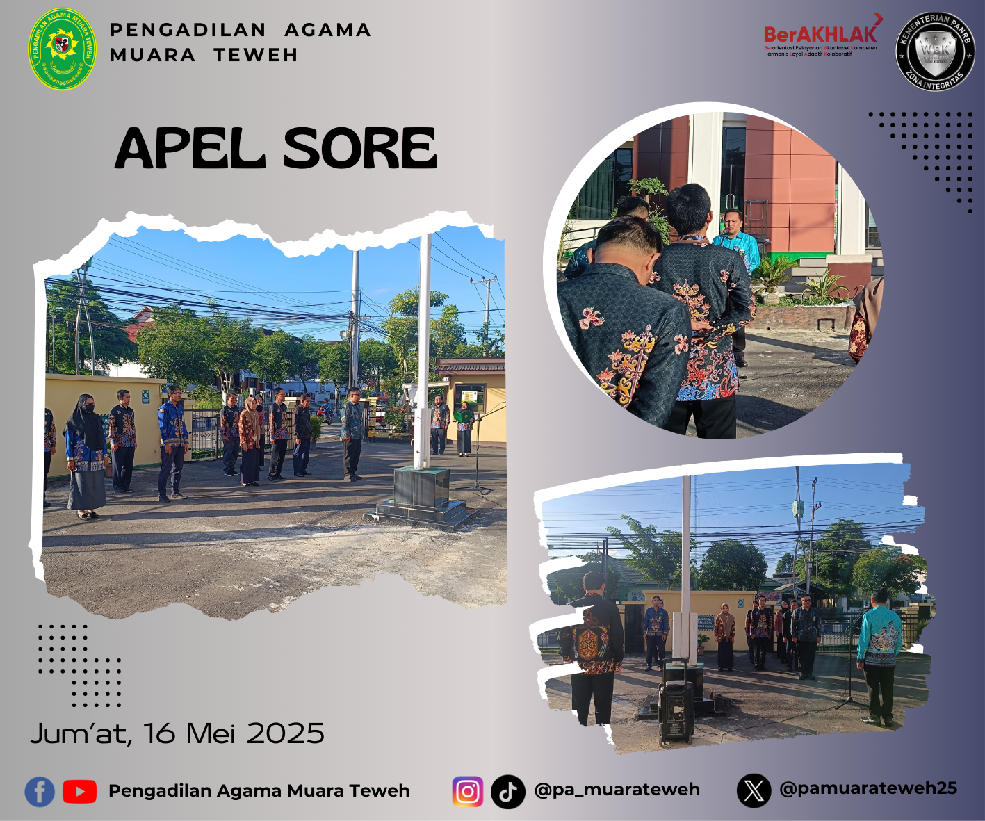 apel sore 16 mei 2025