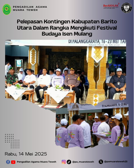 pelepasan kontingen festival isen mulang 2025