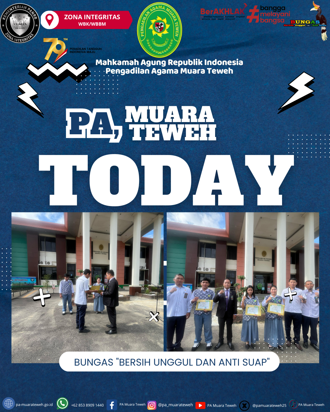 penyerahan sertifikat siswa magang april 2025