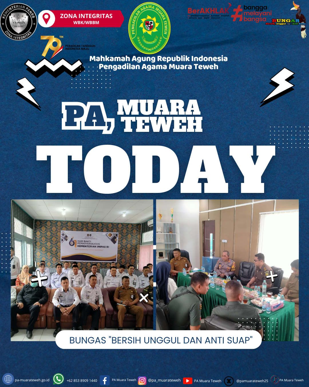peringatan hari bakti pemasyarakatan ke-61