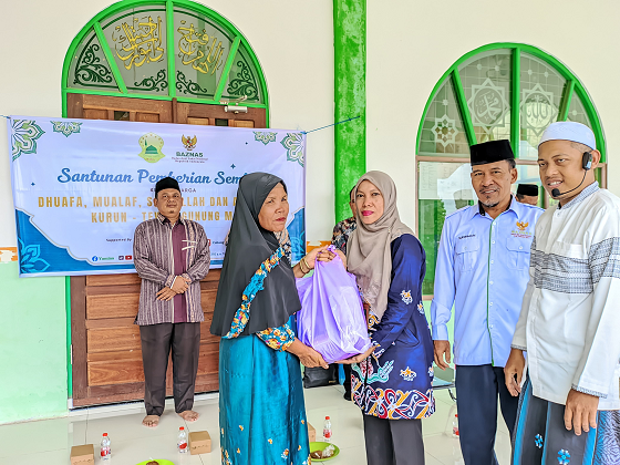 Ketua PA Kuala Kurun Hadiri Kegiatan Dengan BAZNAS Gunung Mas