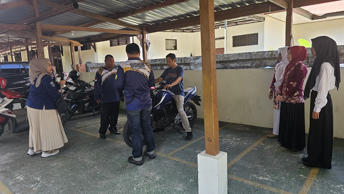 Dinas Perhubungan Kota Palangka Raya Lakukan Penilaian atas Kendaraan Bermotor Roda Dua yang akan Dihapuskan pada Pengadilan Tinggi Agama Palangka Raya