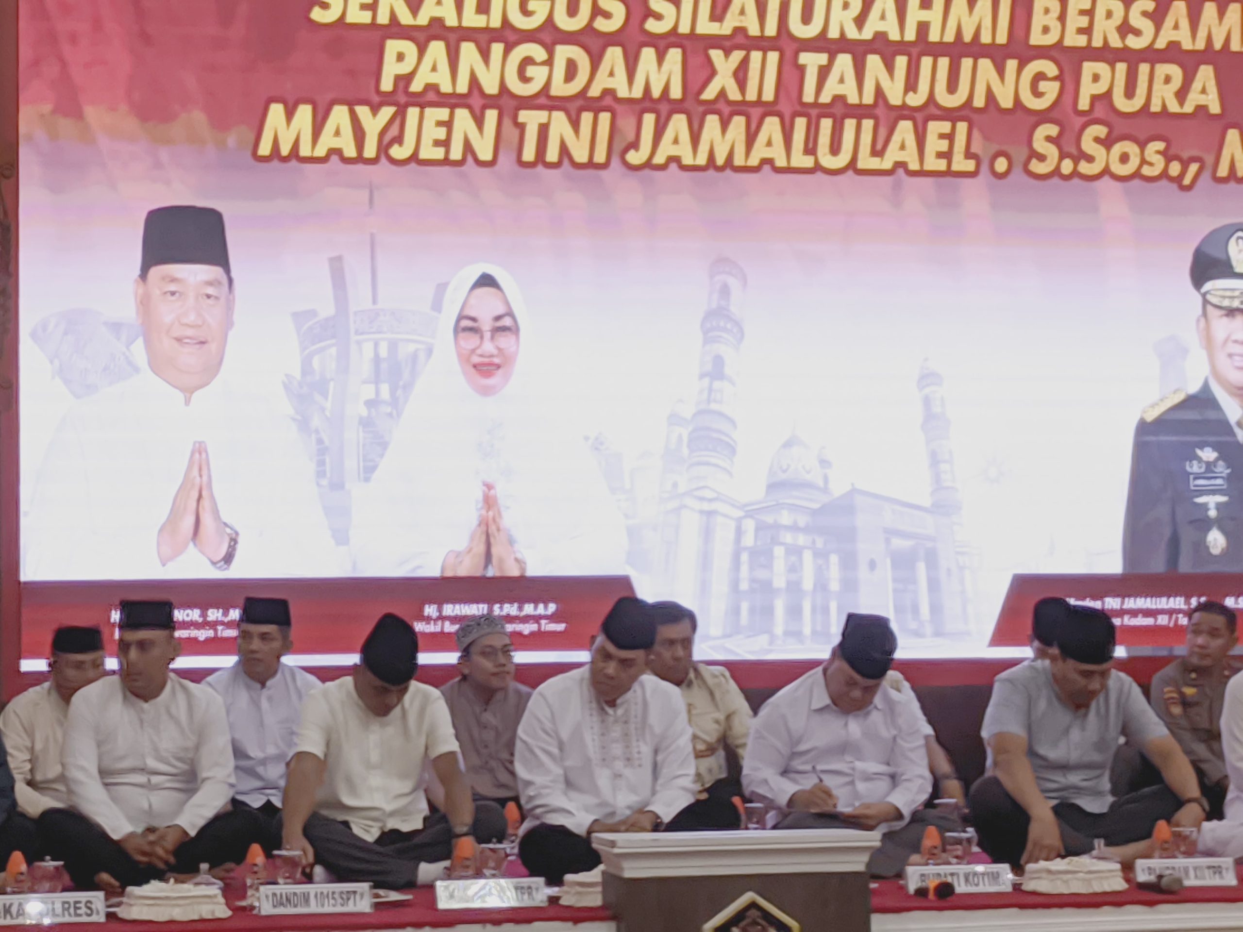 162. Hakim PA Sampit Menghadiri Acara Safari Ramadhan & Silaturahmi Pemkab Kotim Bersama Pangdam XII/Tanjungpura