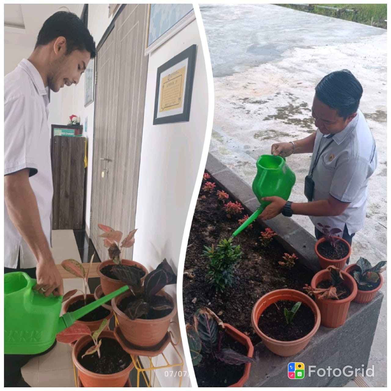 Pengadilan Agama Pulang Pisau Tingkatkan Sense of Belonging Melalui Jadwal Menyiram Tanaman