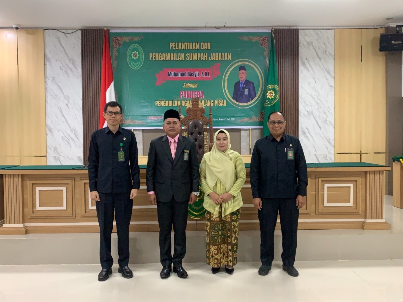 Pengadilan Agama Pulang Pisau Kedatangan Ketua dan Panitera Pengadilan Negeri Pulang Pisau