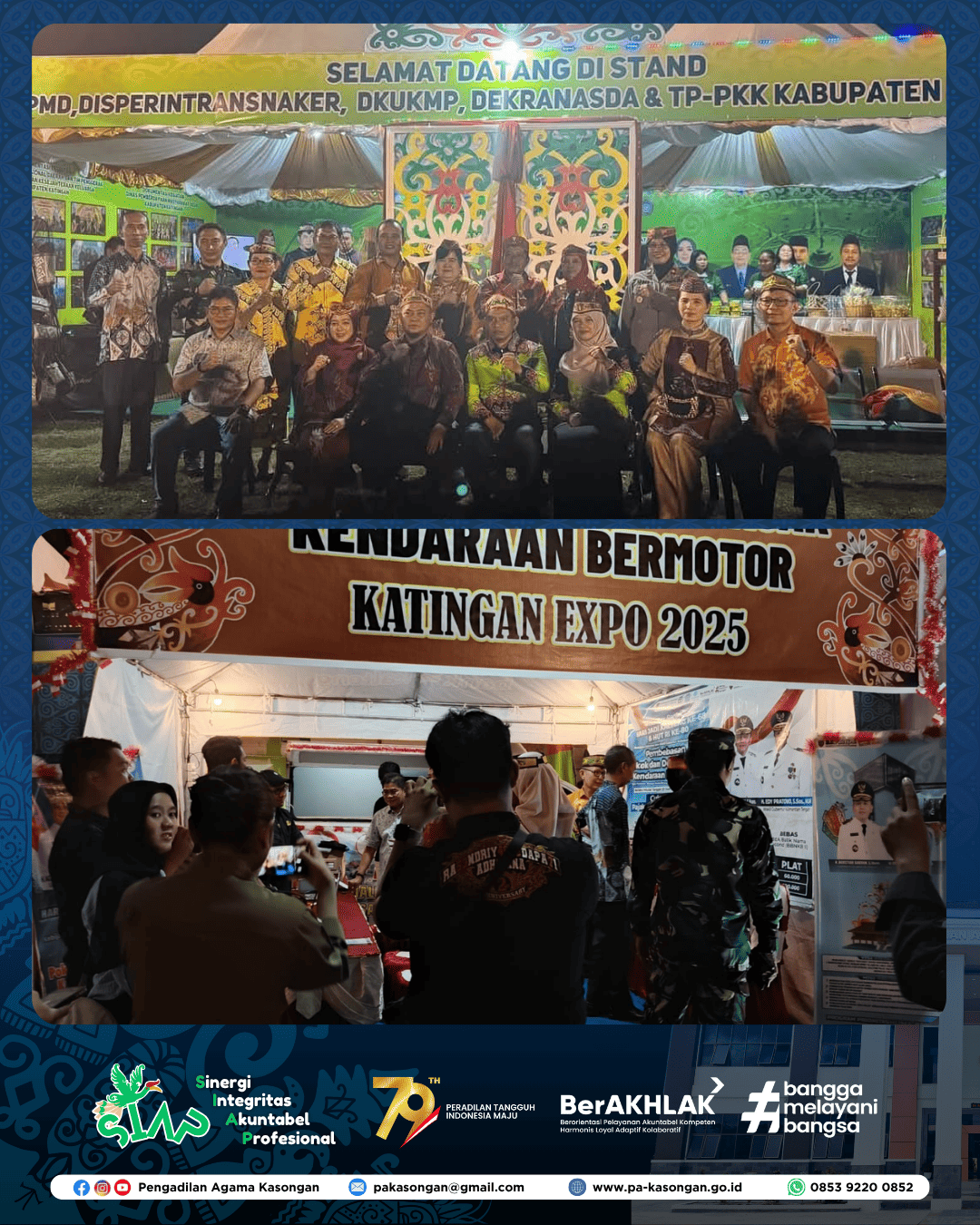 Ketua Pengadilan Agama Kasongan Hadiri Pembukaan Gebyar UMKM dan Pasar Rakyat dalam Rangka Hari Jadi Kabupaten Katingan