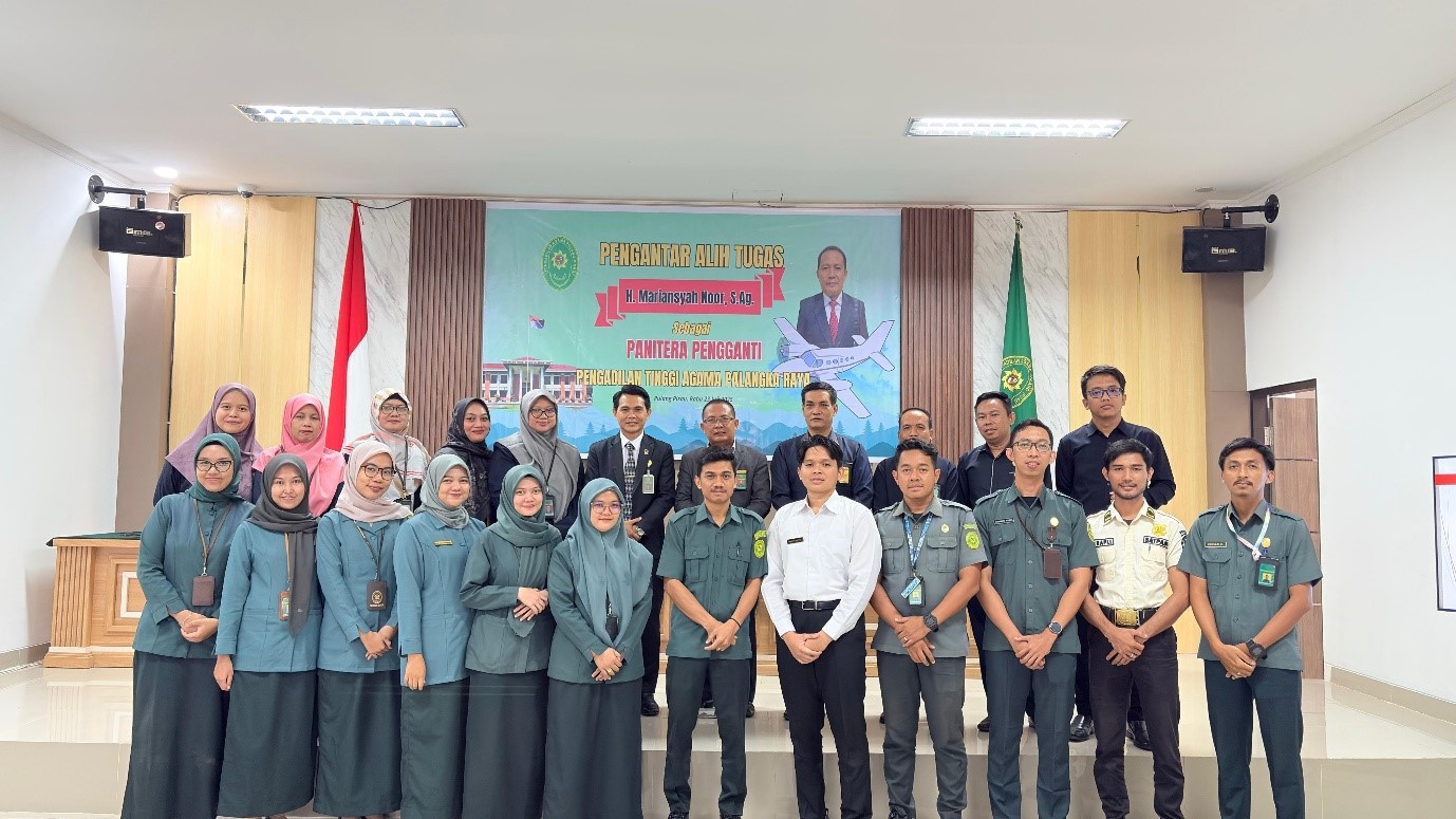 Pengantar Alih Tugas Panitera Pengadilan Agama Pulang Pisau
