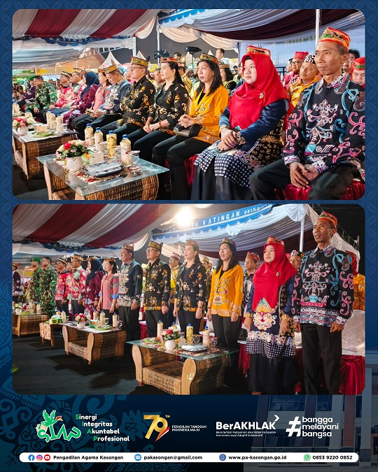 Ketua PA Kasongan Hadiri Penutupan Festival Budaya Penyang Hinje Simpei