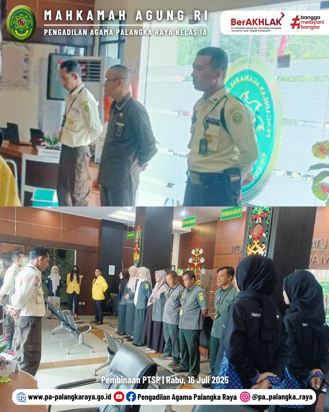 PESAN BREIFING PAGI : MENGHINDARI PERILAKU (3K) KASAR, KASIR DAN KASUR