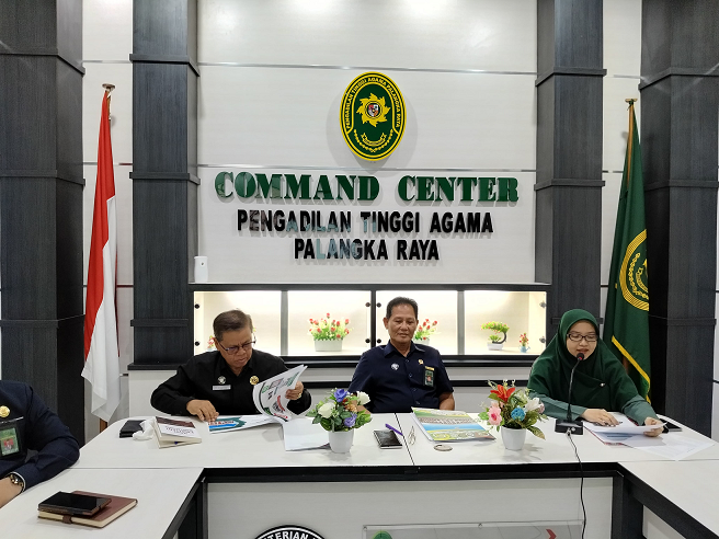 PTA Palangka Raya “Jemput Bola” dalam rangka Bimbingan Pembangunan Zona Integritas pada PA Sukamara