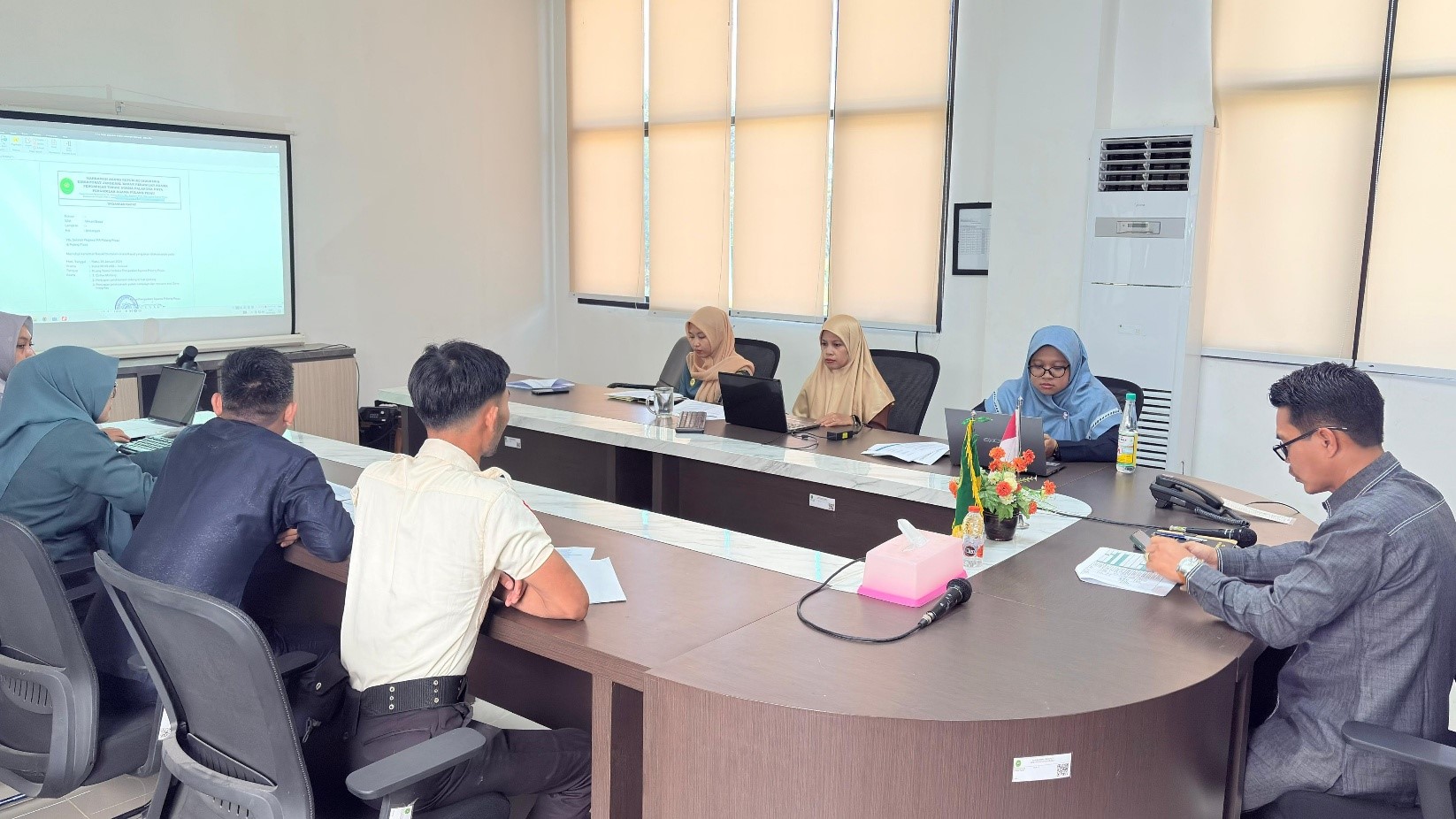 Pengadilan Agama Pulang Pisau Laksanakan Monev Zona Integritas Area V
