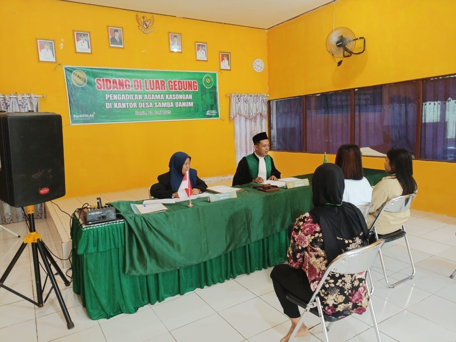 Pengadilan Agama Kasongan Gelar Sidang Keliling di Kantor Desa Samba Danum