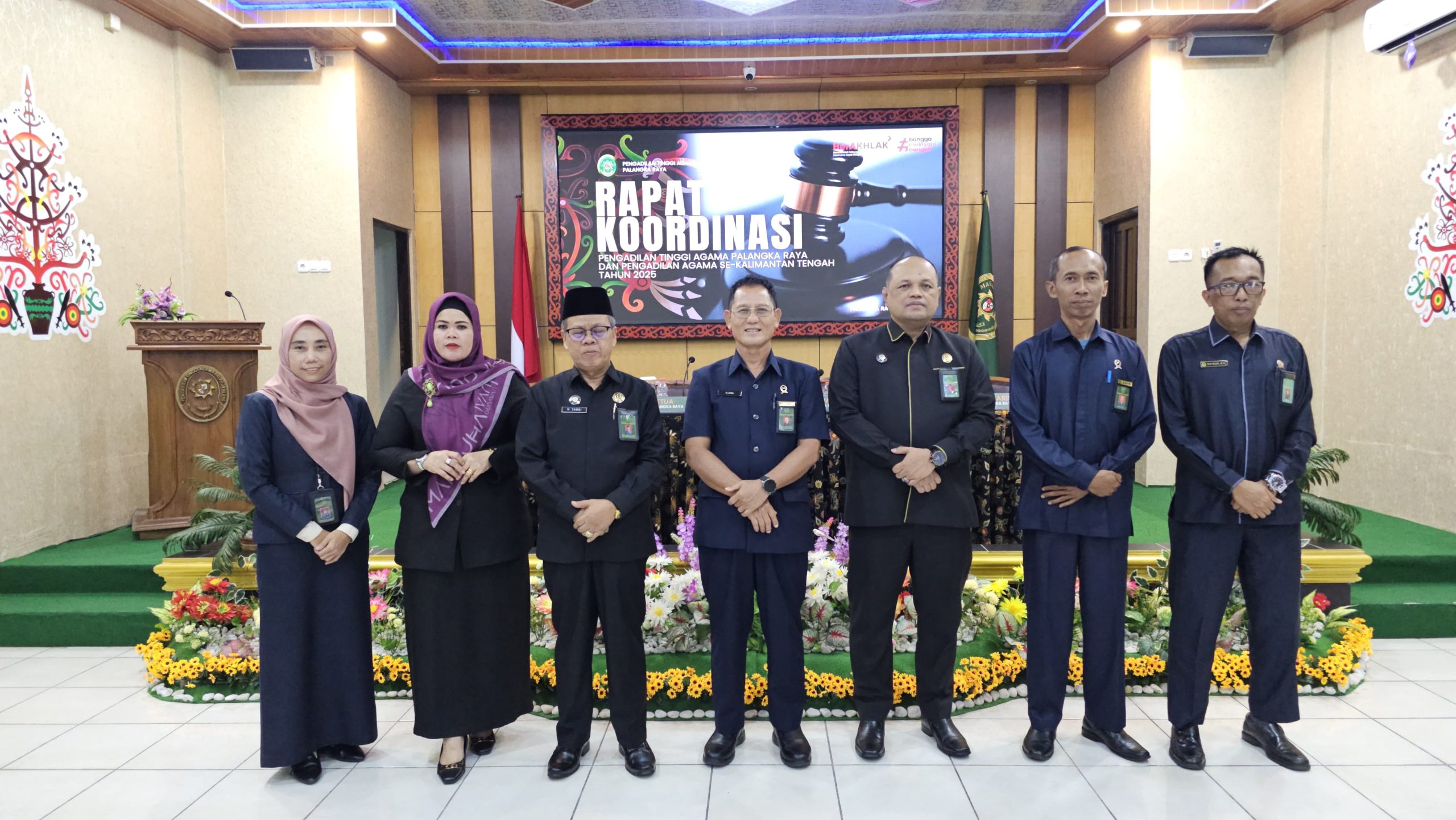Ketua, Panitera, dan Sekretaris PA Kasongan Ikuti Rapat Koordinasi PTA Palangka Raya dan PA se-Kalteng Tahun 2025