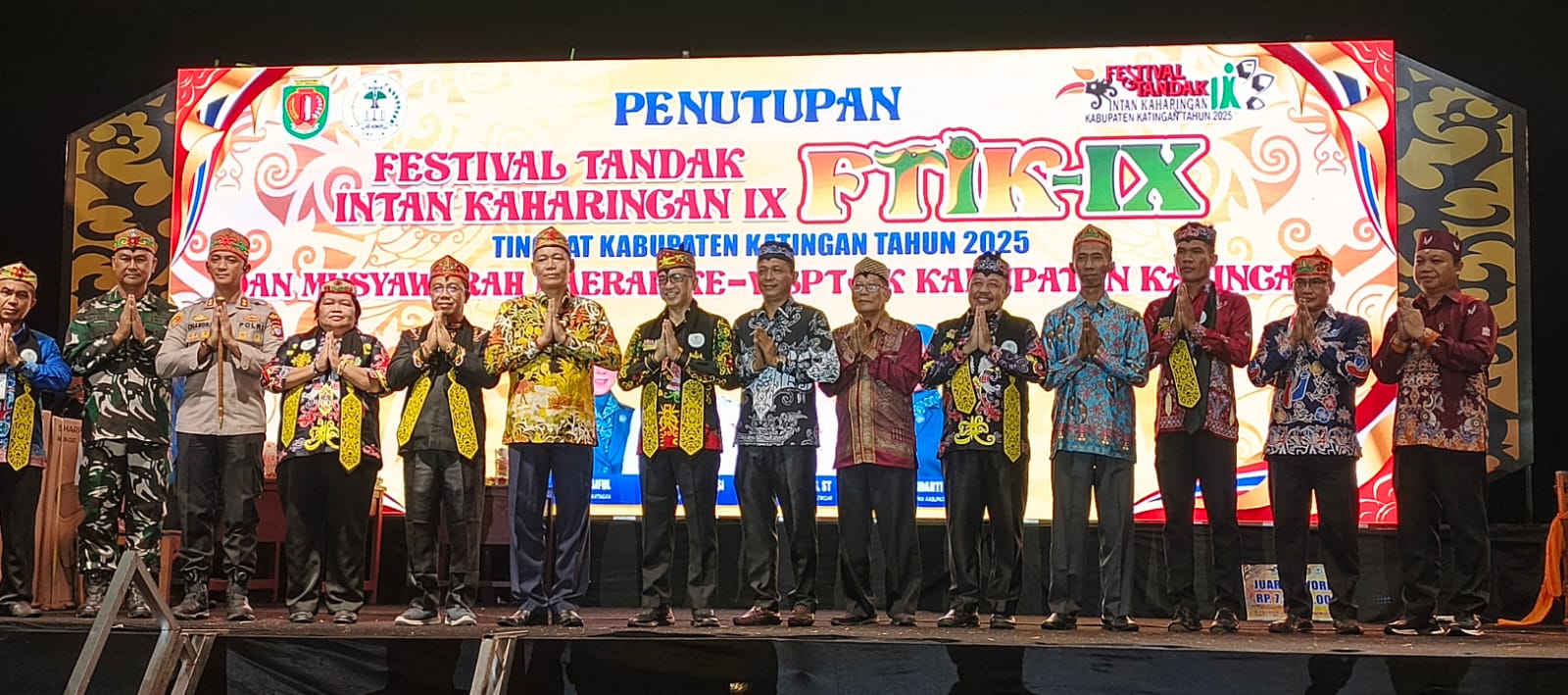 Ketua PA Kasongan Hadiri Penutupan Festival Tandak Intan Kaharingan IX