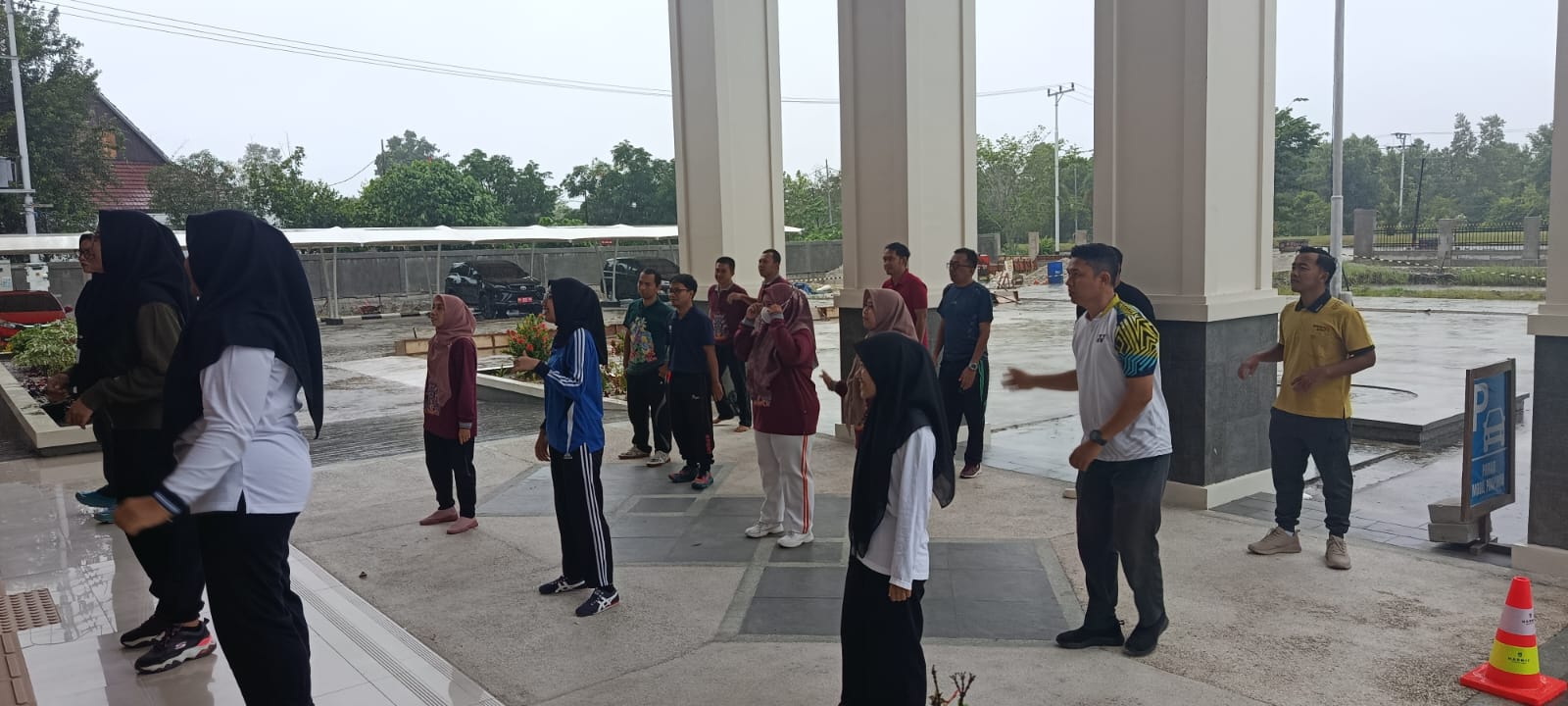 Senam Sehat Pagi Warnai Hari Kerja di Pengadilan Agama Kasongan
