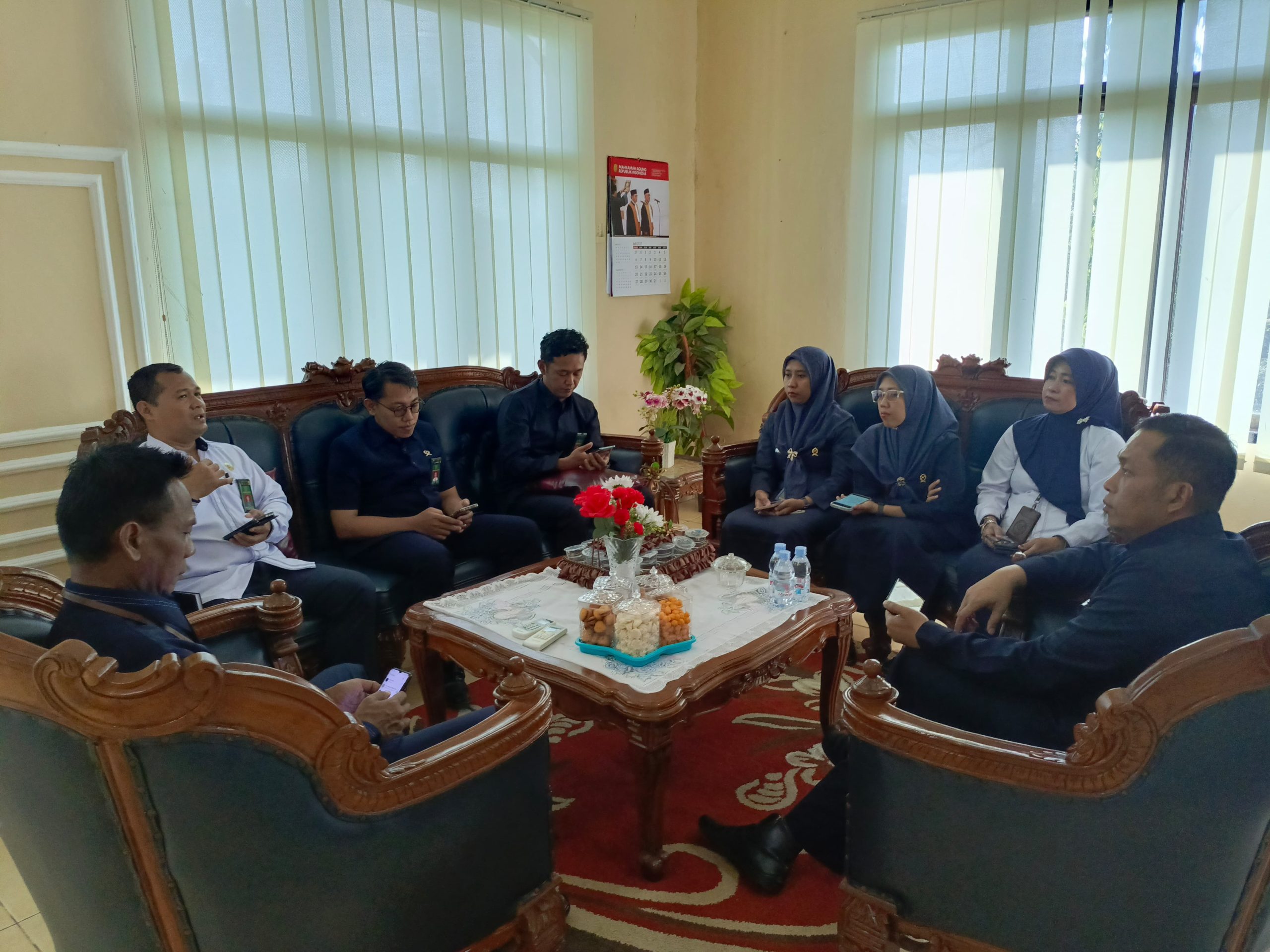 362. Ratas Ketua, Hakim dan Pejabat Struktural Pengadilan Agama Sampit Kelas IB Senin 21 Juli 2025