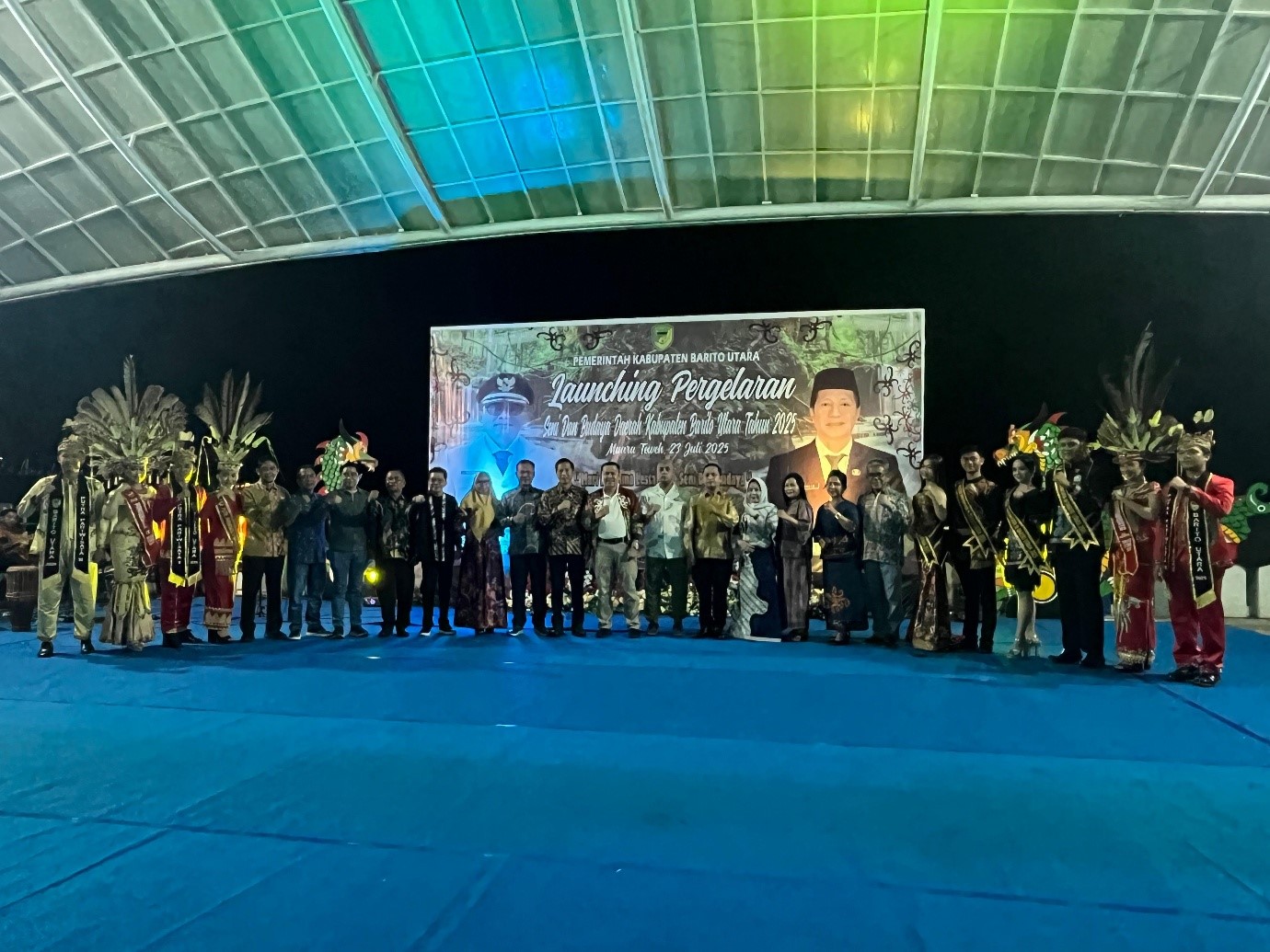 206. Ketua PA Muara Teweh Hadiri Launching Pagelaran Seni Budaya Daerah Kabupaten Barito Utara
